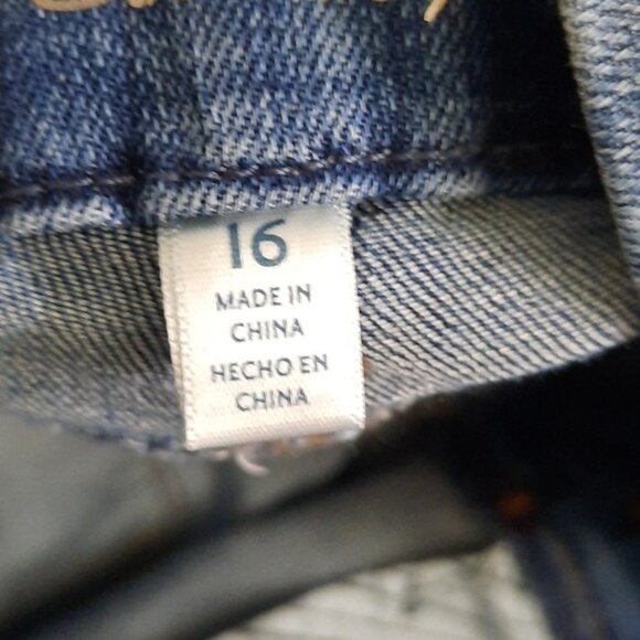 Seven 7 NWT Mars Blue Tummyless High Rise 5 Pockets Denim Skinny Jeans Size 16 - Picture 10 of 14